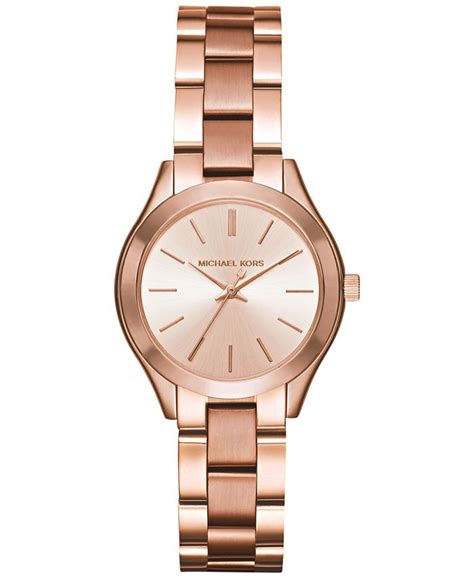 michael kors women's runway rose gold-tone watch mk39258|Michael Kors rose gold tone.